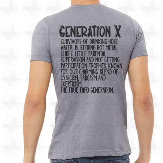 Generation X T-Shirt Survived