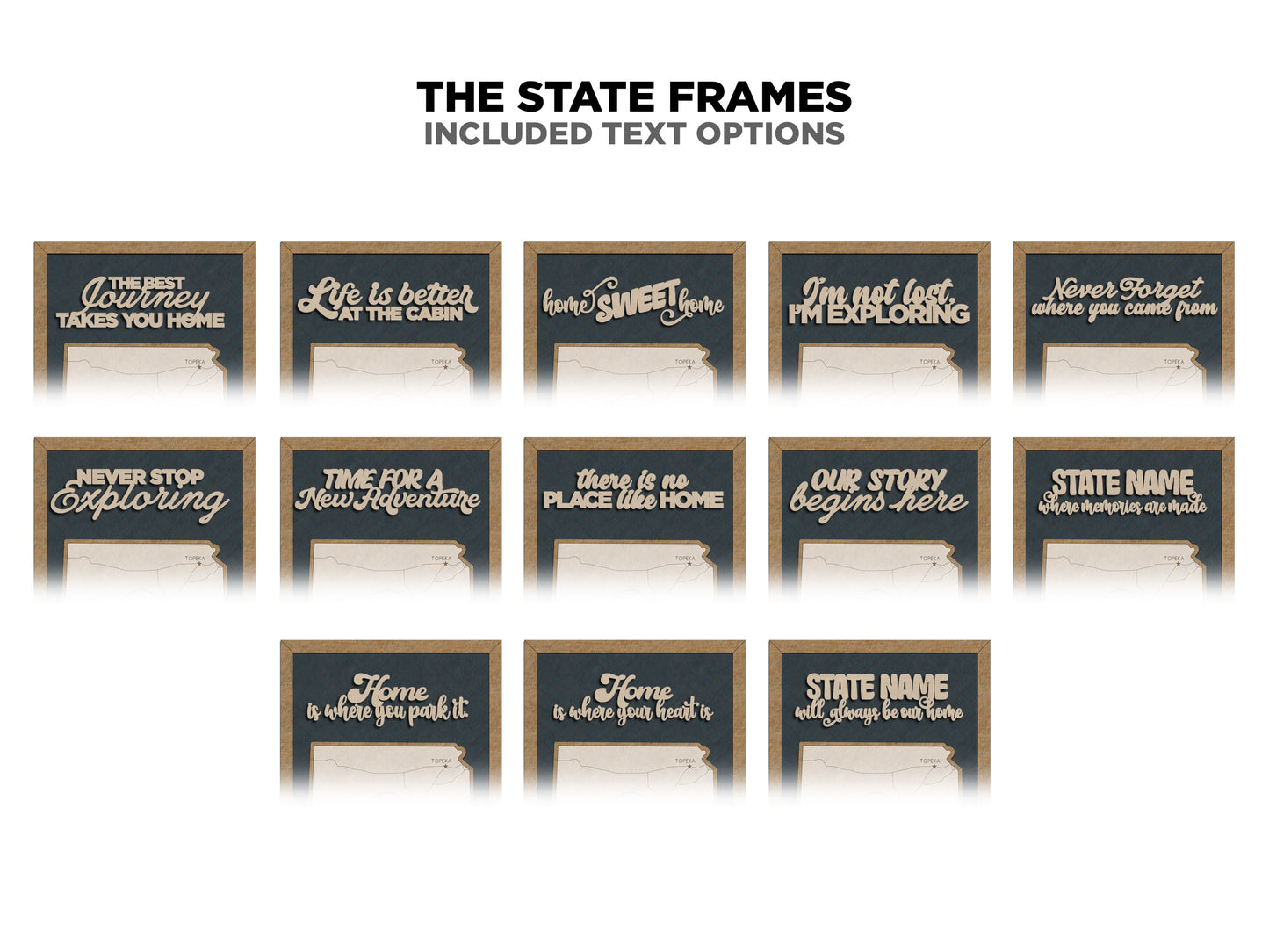 State Frame Sign