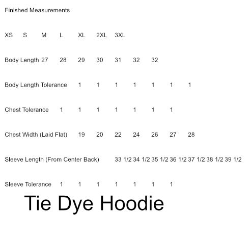 Hoodie/Sweatshirt Limited Edition Tie Dye
