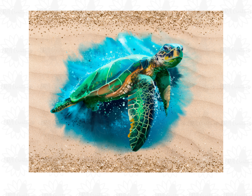 Beach Turtle Tumbler