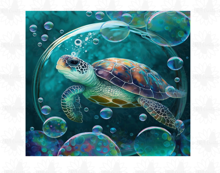 Bubble Turtle Tumbler