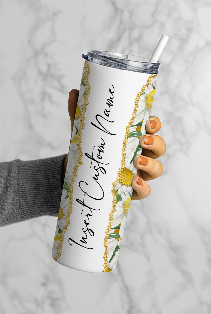 Daisy Name Tumbler