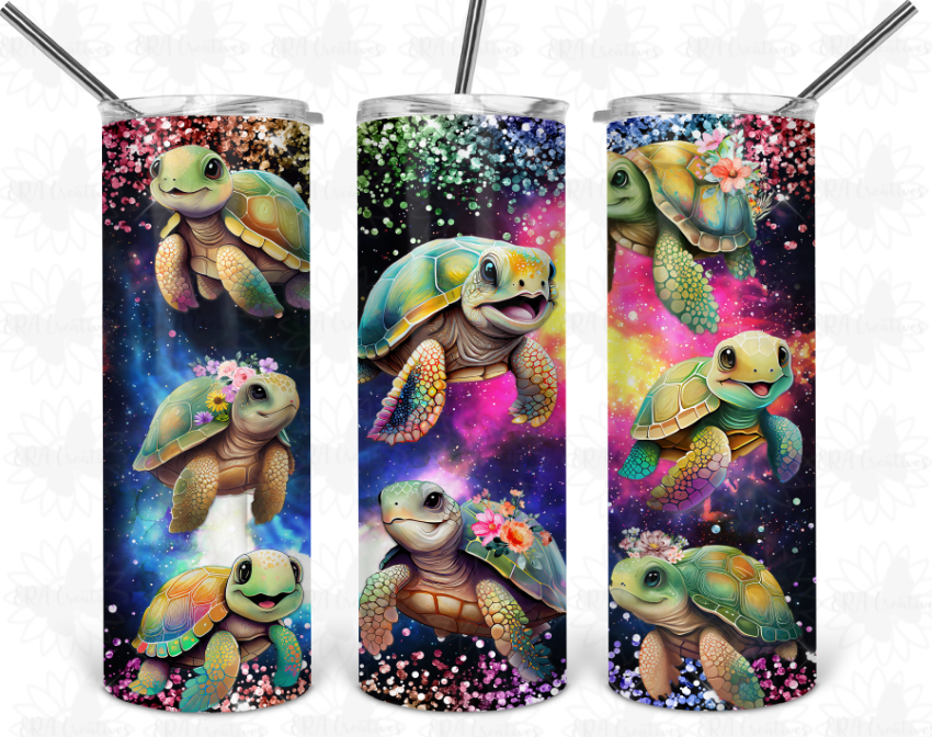 Galaxy Turtle Tumbler