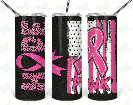 Hope Pink Breast Cancer Tumbler