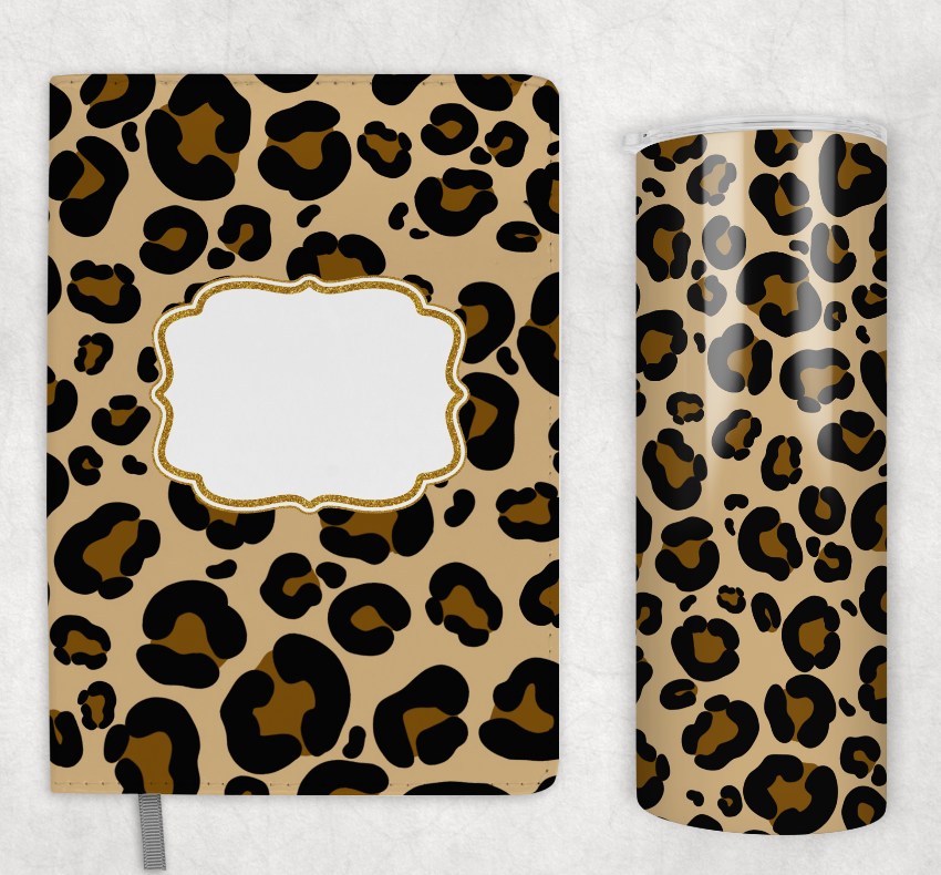 Leopard Journal/Pen/Tumbler Sets