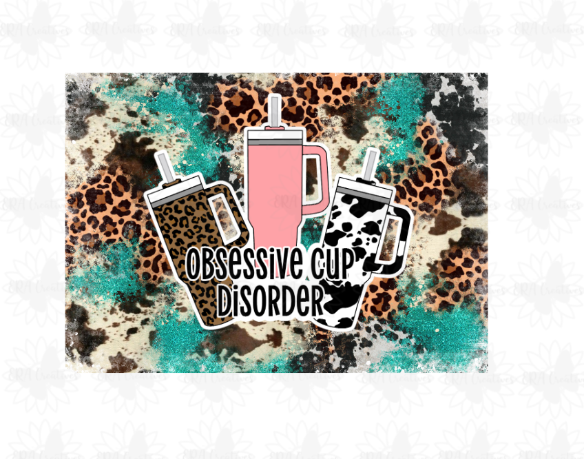 Obsessive Cup Disorder Pink Tumbler