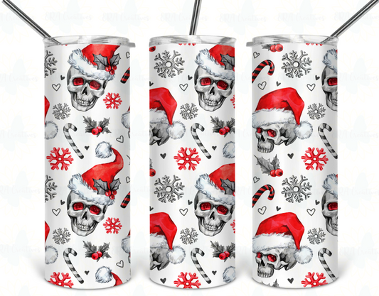 Santa Skull Tumbler