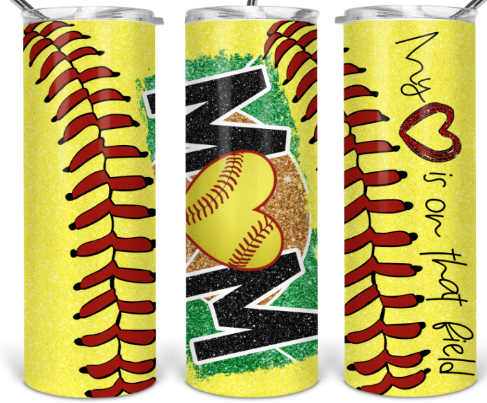 Softball Mom Tumbler