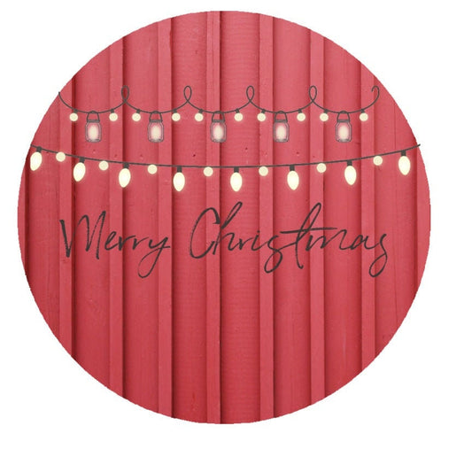 Merry Christmas with Lights Personalized Ornament