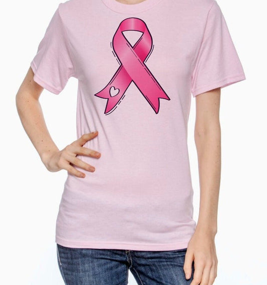 Pink Breast Cancer T-Shirt Long/Sleeve T-Shirt