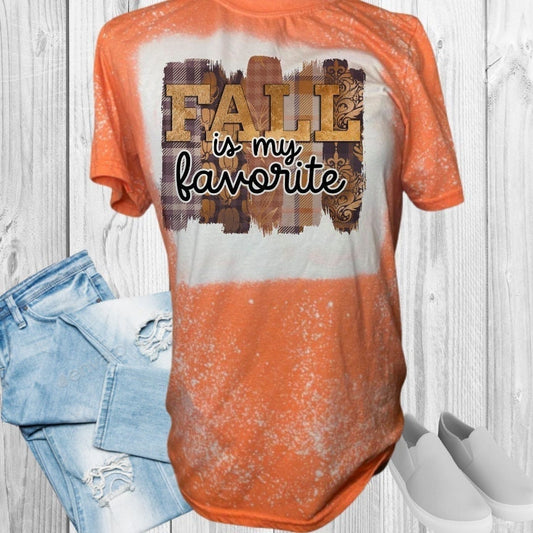 Fall Is My Favorite Bleached T-Shirt