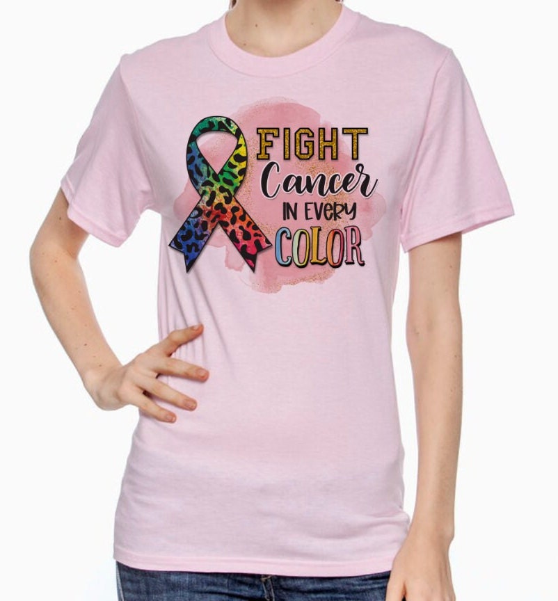 Fight Cancer In Every Color Women's T-Shirt/Long Sleeve T-Shirt