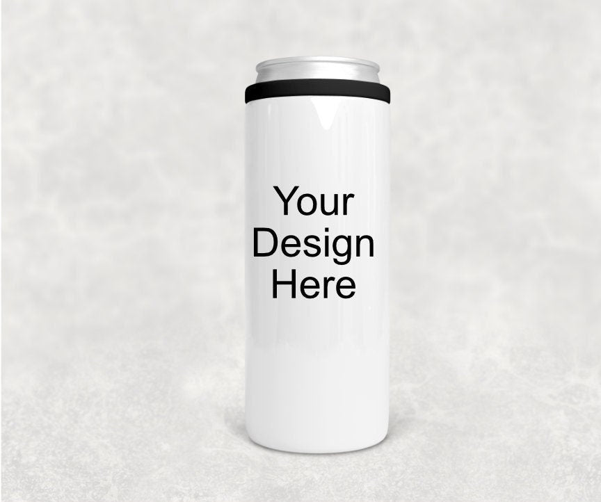 Custom 12oz Slim Can Holder Choose Your Own Design